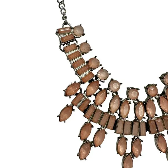 Pink Bejeweled Necklace - Picture 5 of 8